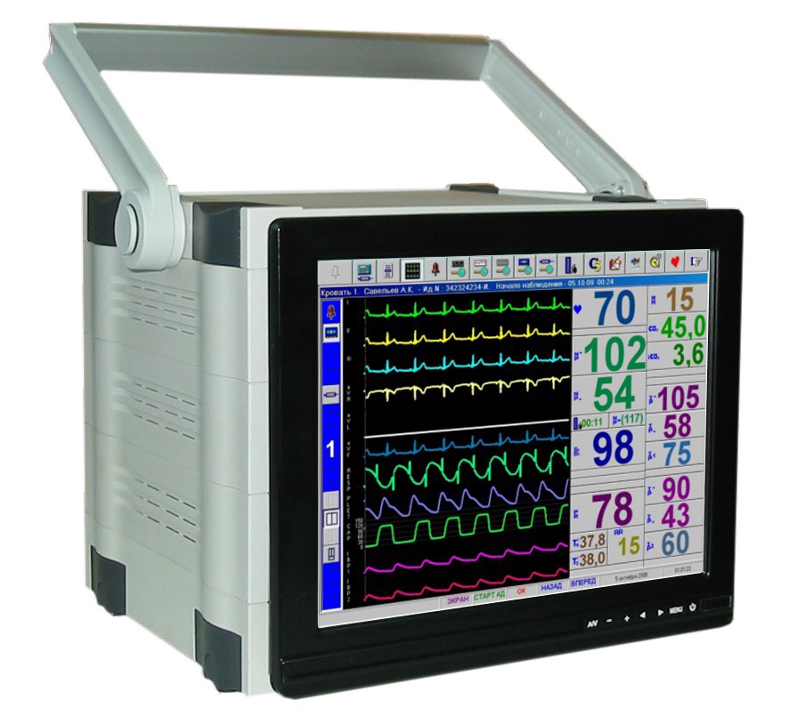 Монитор пациента МАИТ-02 ДАНКО с экраном 10 дюймов